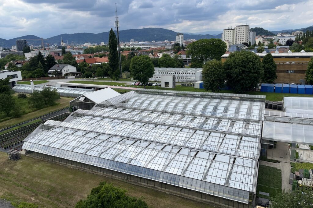 Luftaufnahme Gärtnerei